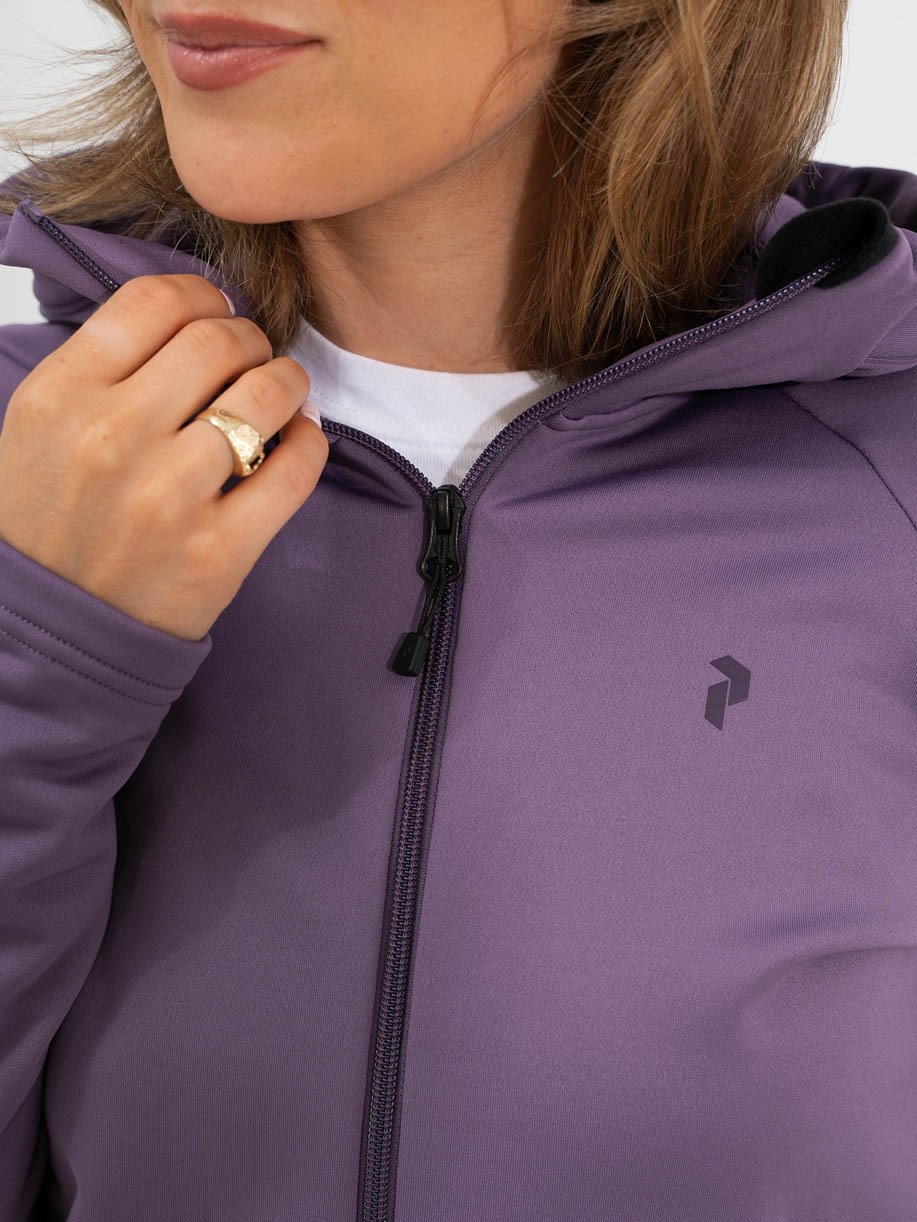 Peak Performance Rider Essentials Zip Hood Montana Grape