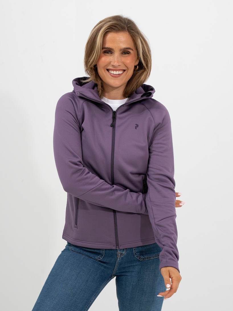 Peak Performance Rider Essentials Zip Hood Montana Grape