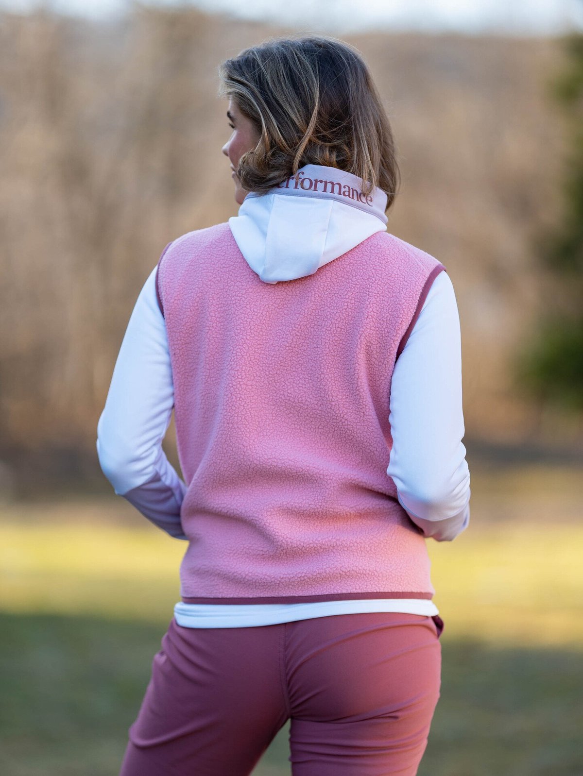 Peak Performance NatureRush Pile Vest Women Warm Blush / Wild Rouge