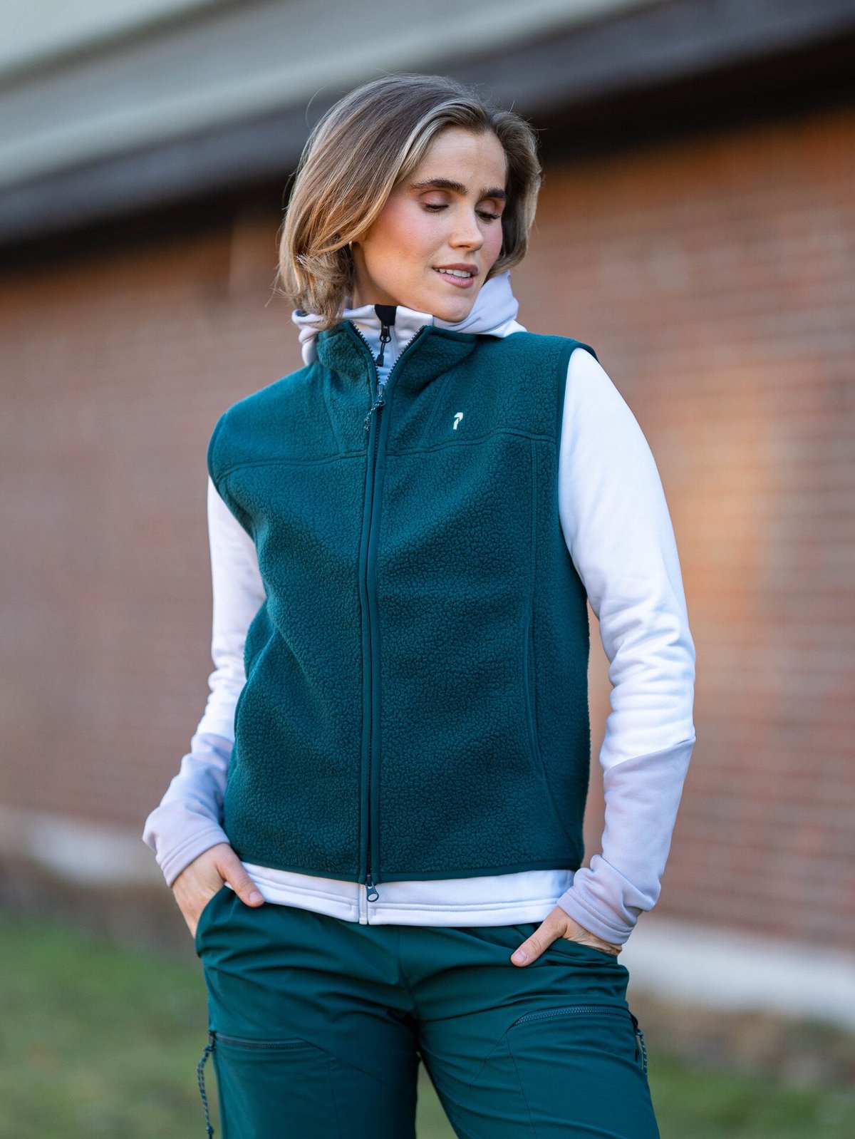 Peak Performance NatureRush Pile Vest Women Ponderosa Pine