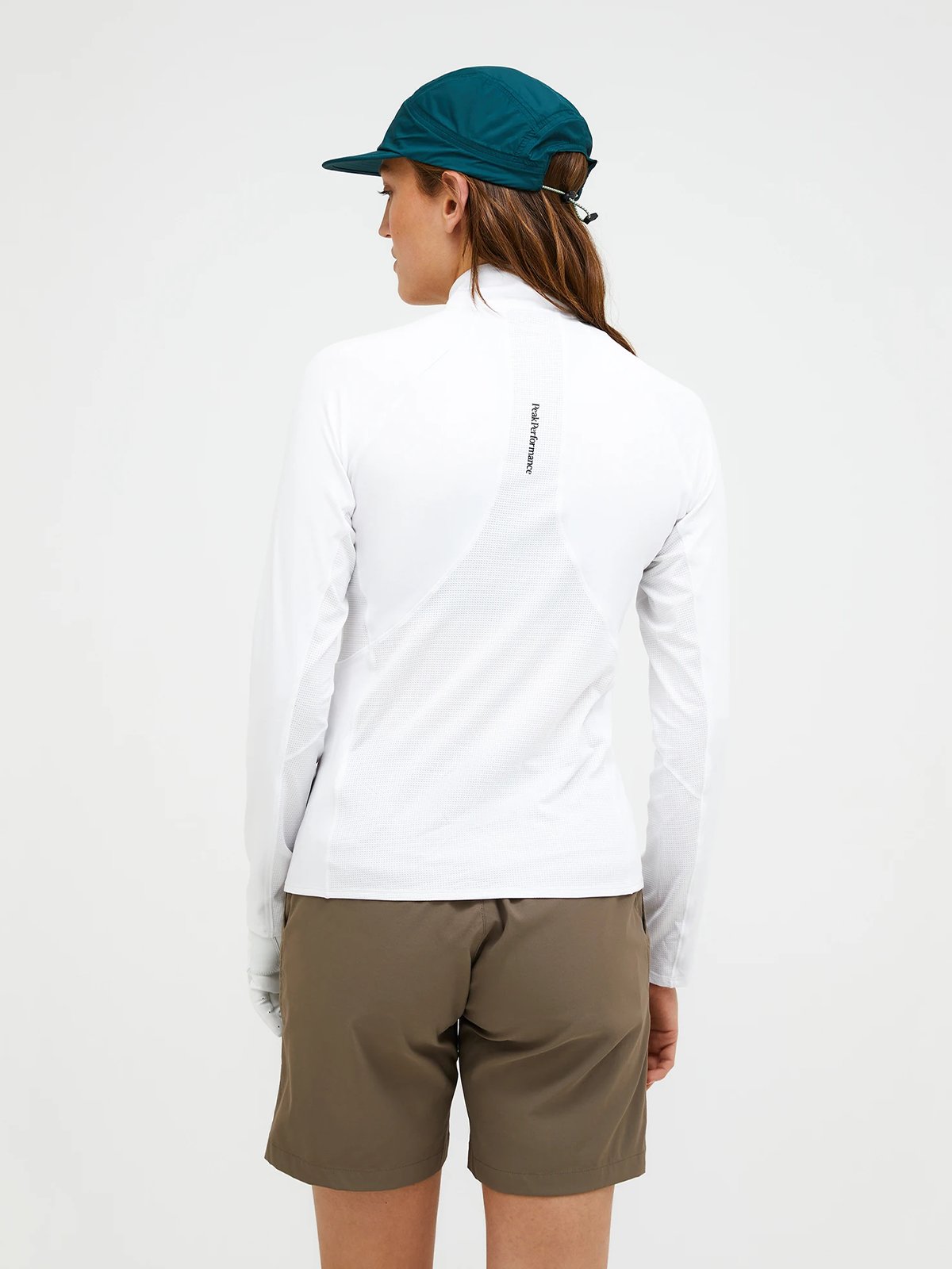 Peak Performance Core Half Zip Baselayer Women White