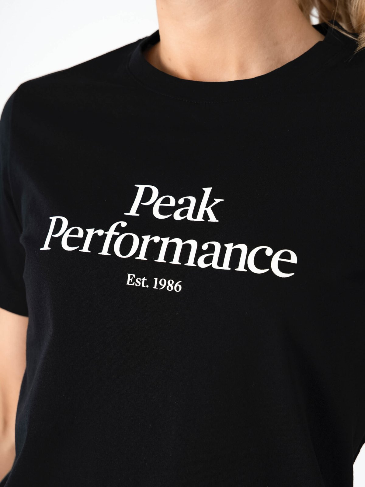 Peak Performance Original Tee Women Black / Offwhite