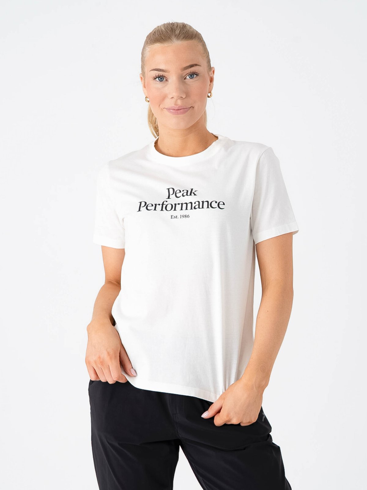 Peak Performance Original Tee Women Offwhite / Black