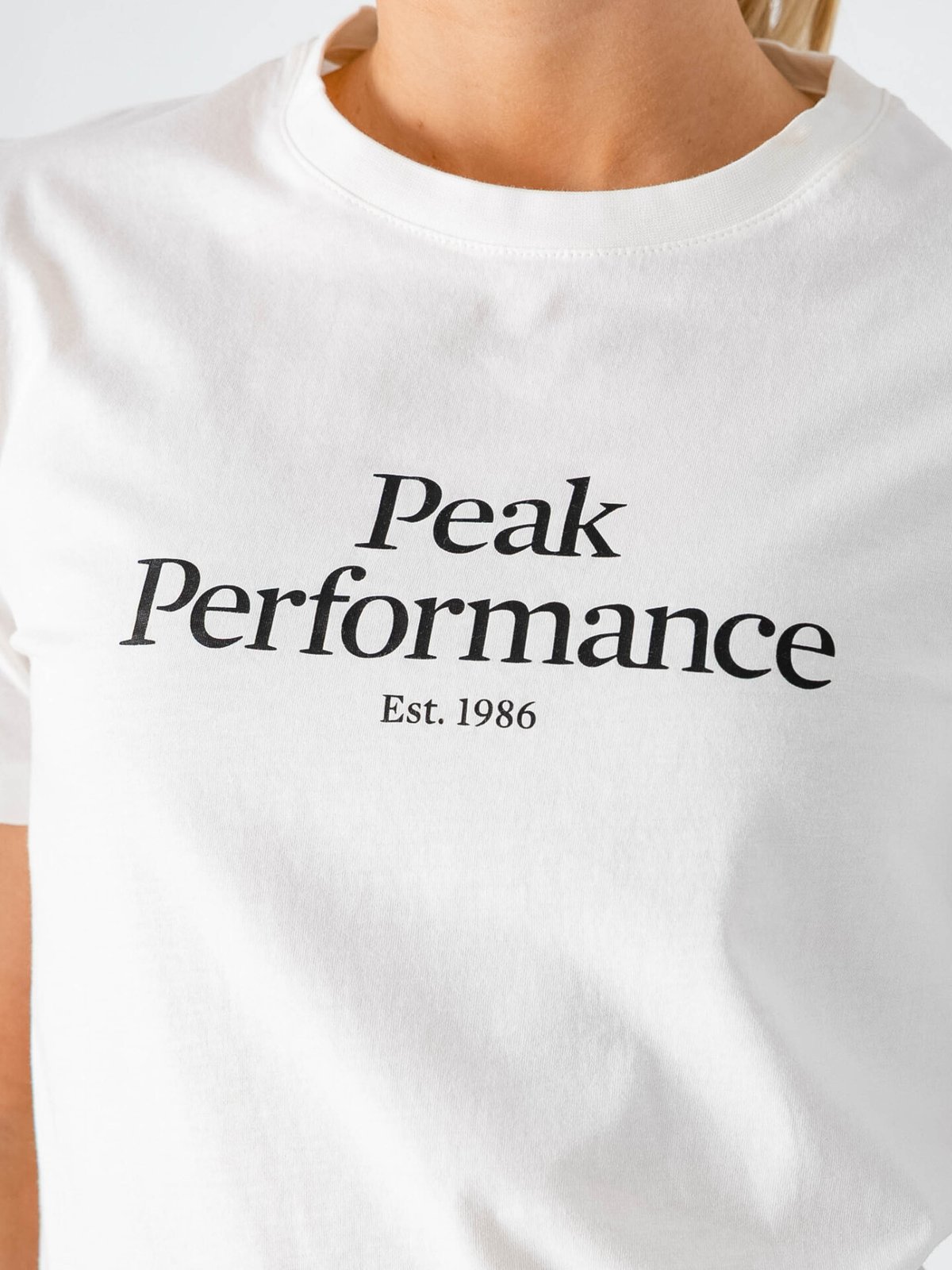 Peak Performance Original Tee Women Offwhite / Black