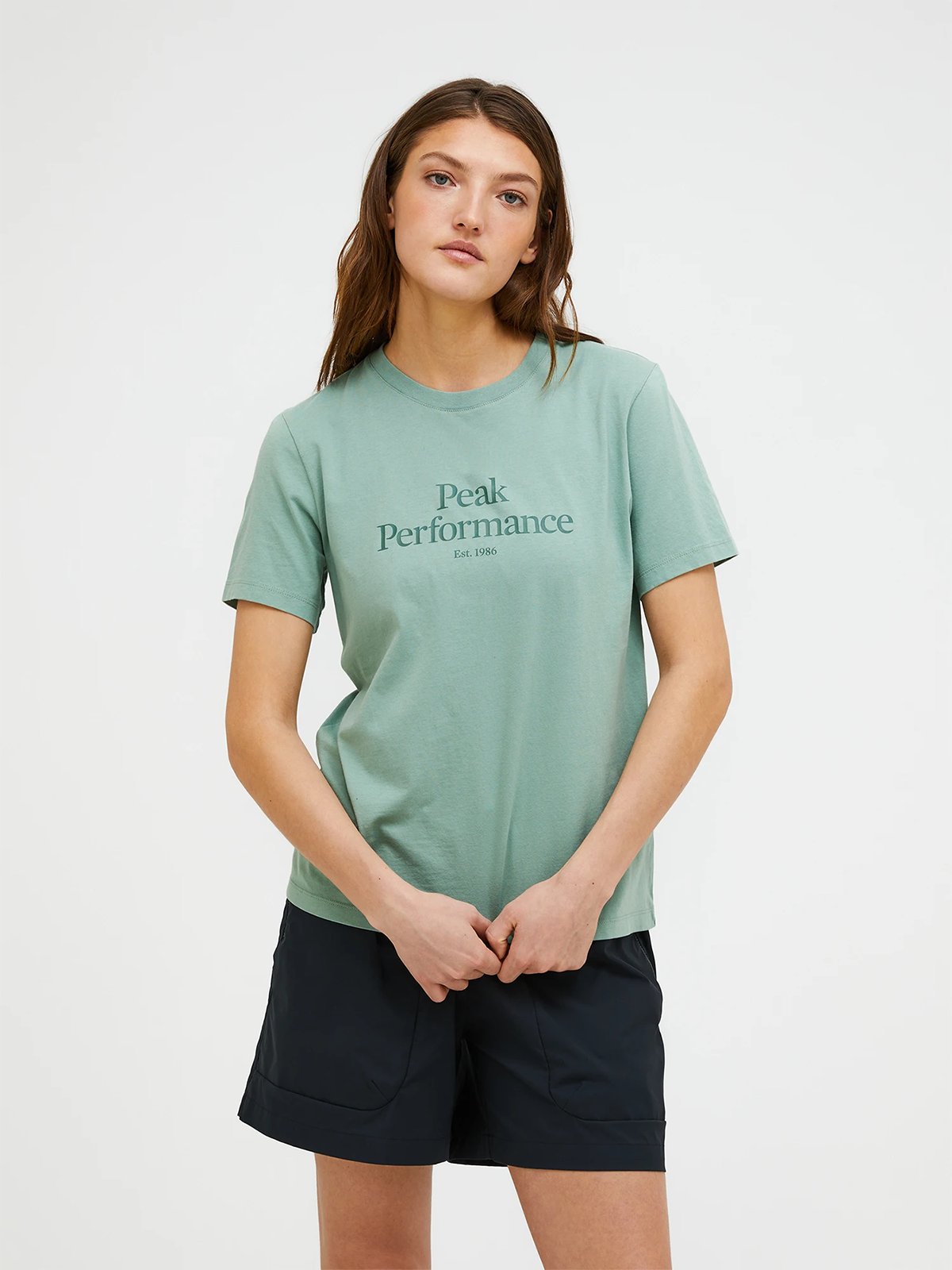 Peak Performance Original Tee Women Green Valley