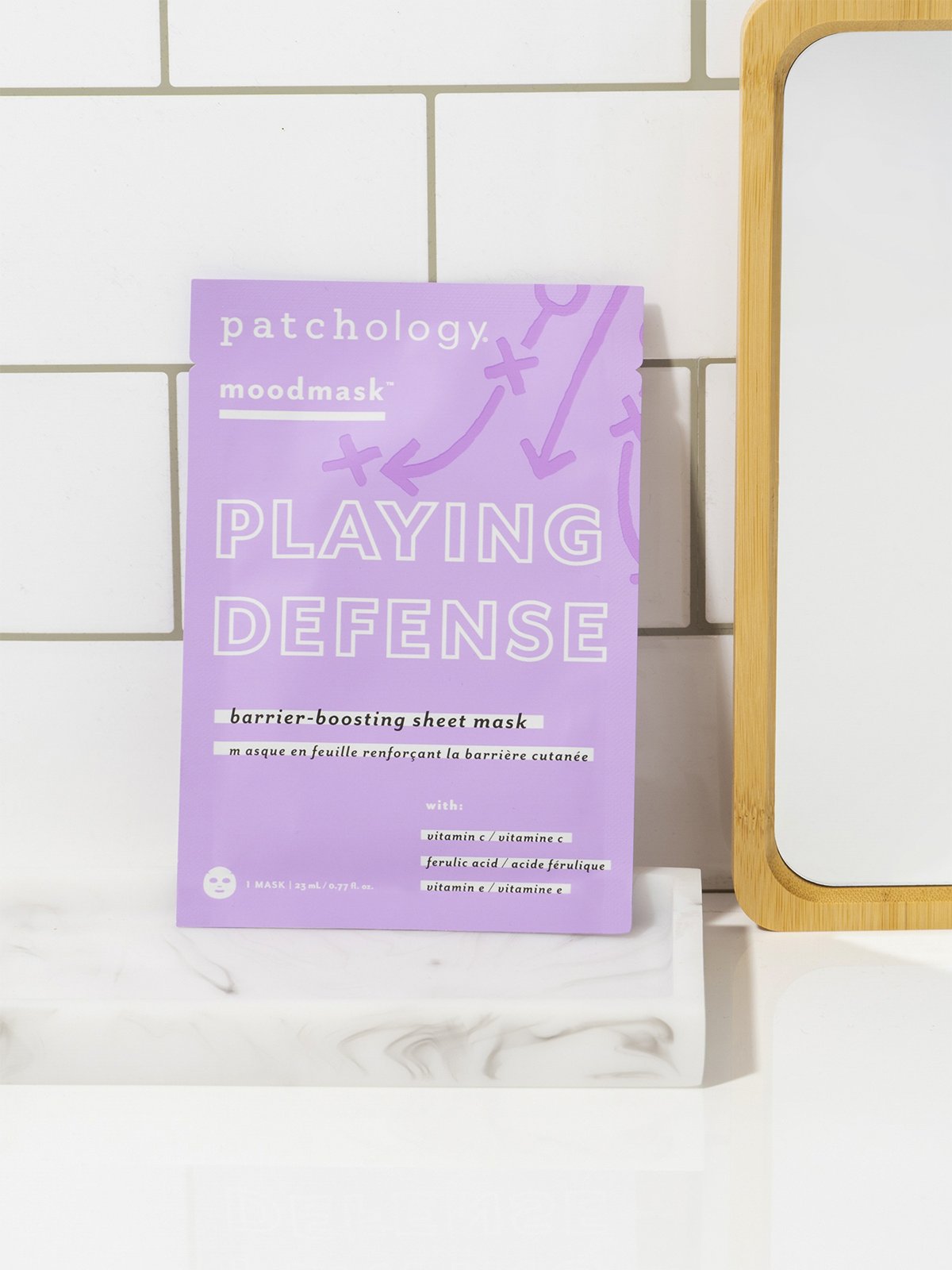 Patchology moodmask™ Playing Defense - Single Flerfarget
