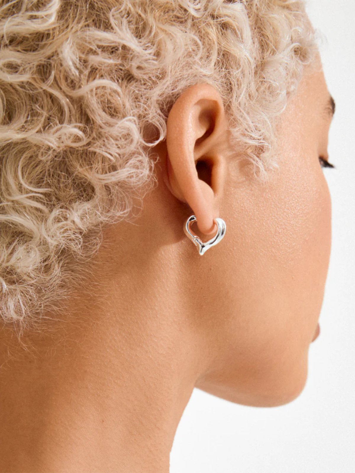 Pilgrim Nova Hoop Øredobber Silver