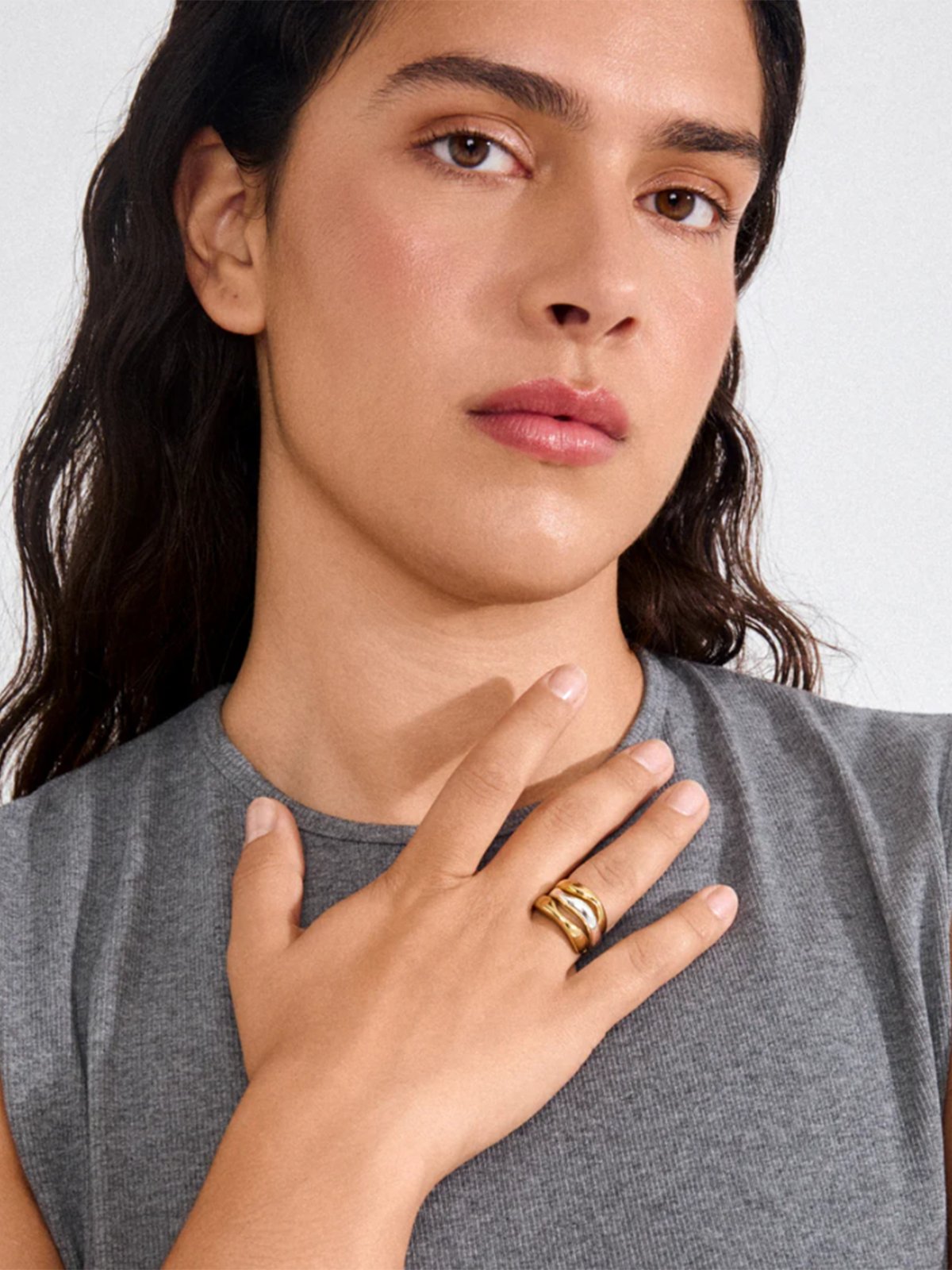 Pilgrim Nova Ring 3-i-1 Sett Gold