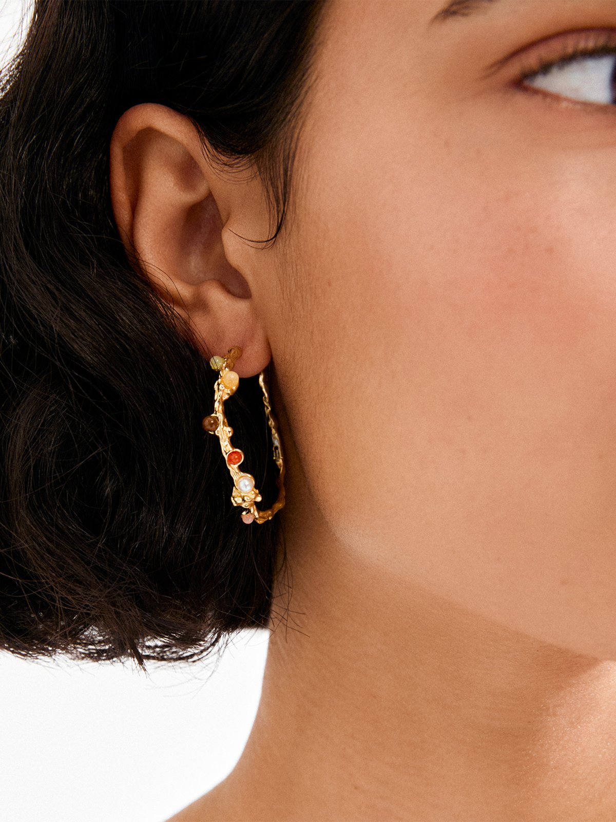 Pilgrim Iris Øredobber Gold