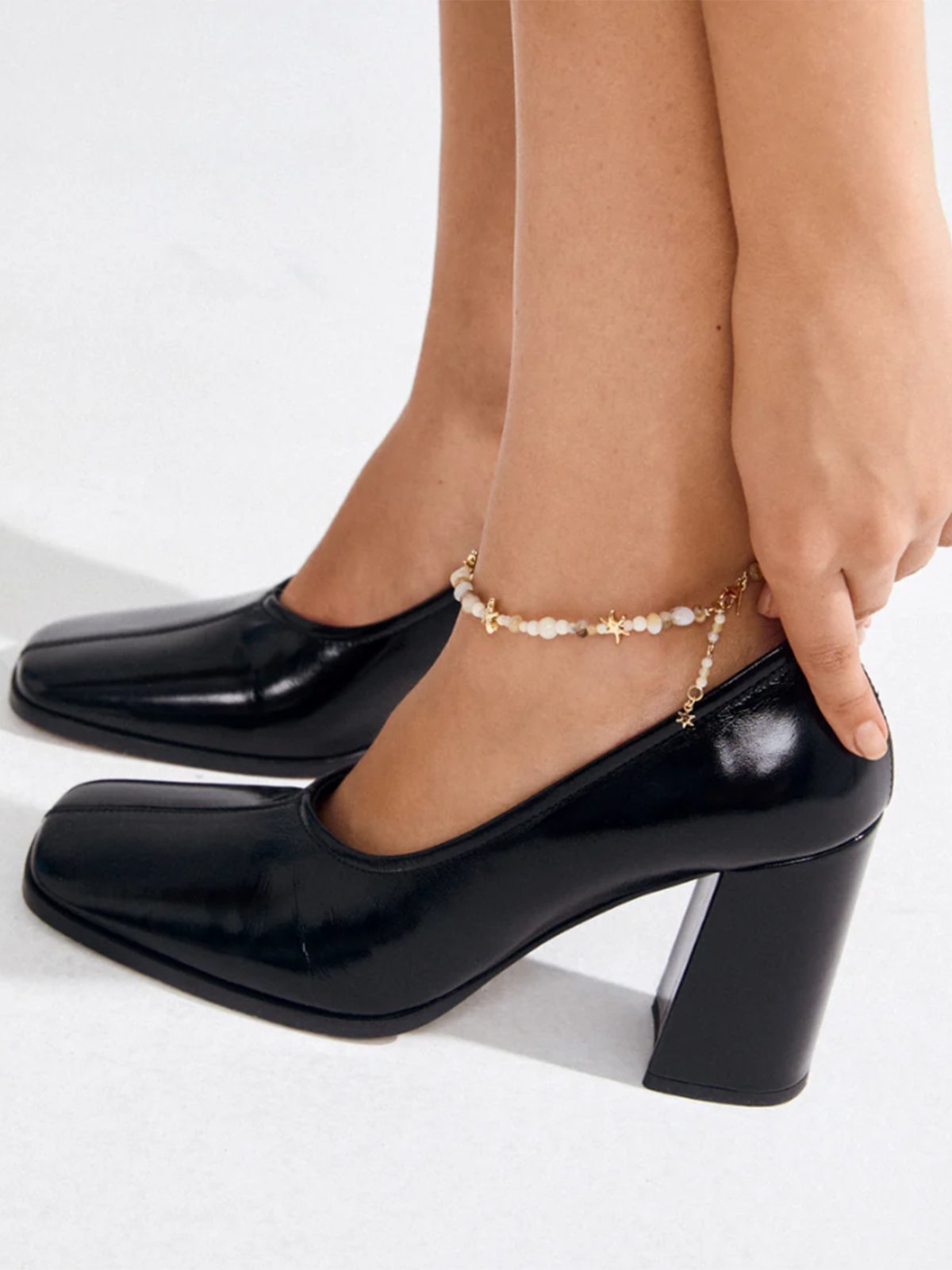 Pilgrim Prism Ankelkjede Gullbelagt