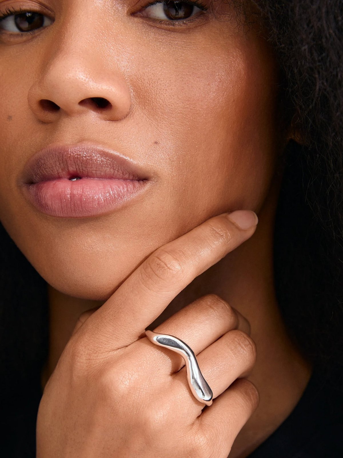 Pilgrim Evon Dobbel Ring Silver