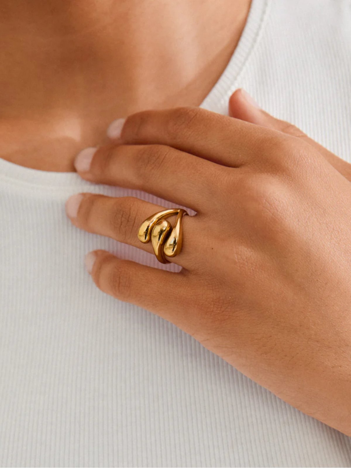 Pilgrim Jennings Ring Gullbelagt