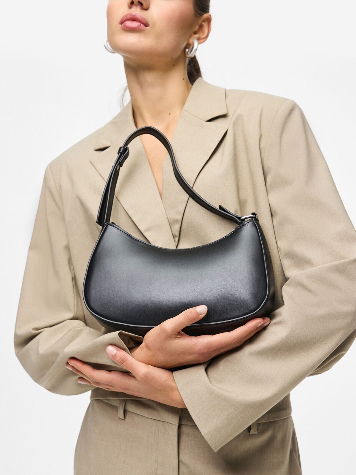 Pieces Aluana Shoulder Bag Black