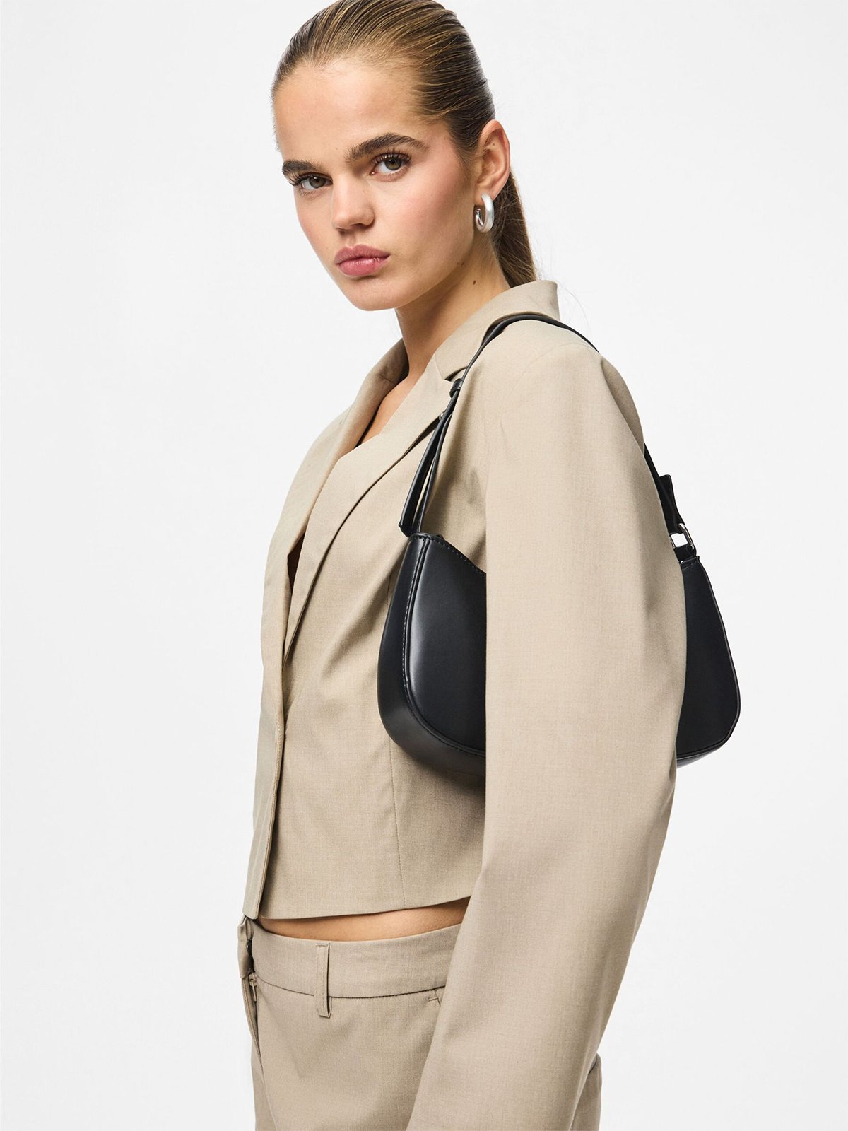 Pieces Aluana Shoulder Bag Black