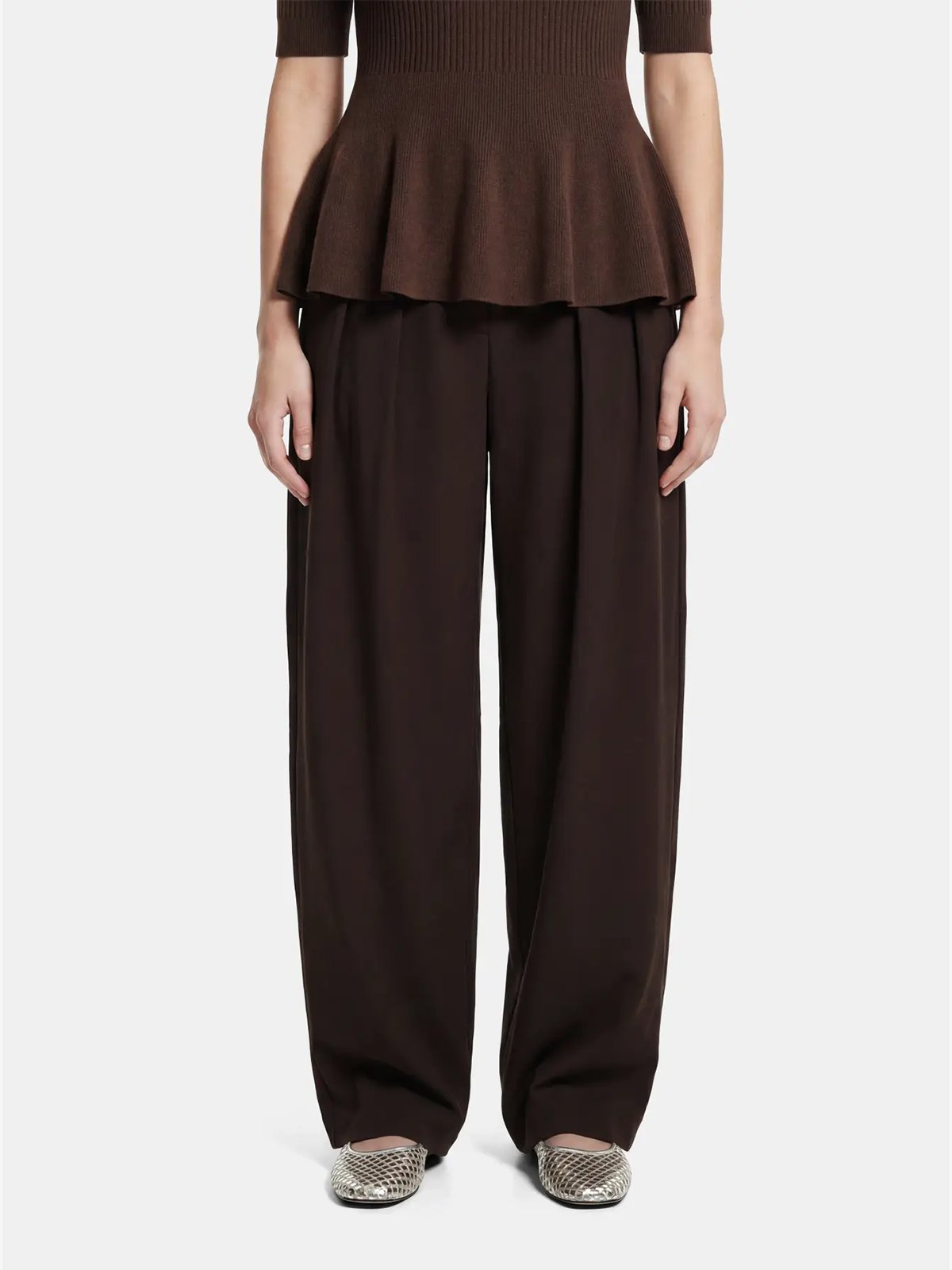 Pieces Olivia Mid Waist Barrel Pant Delicioso