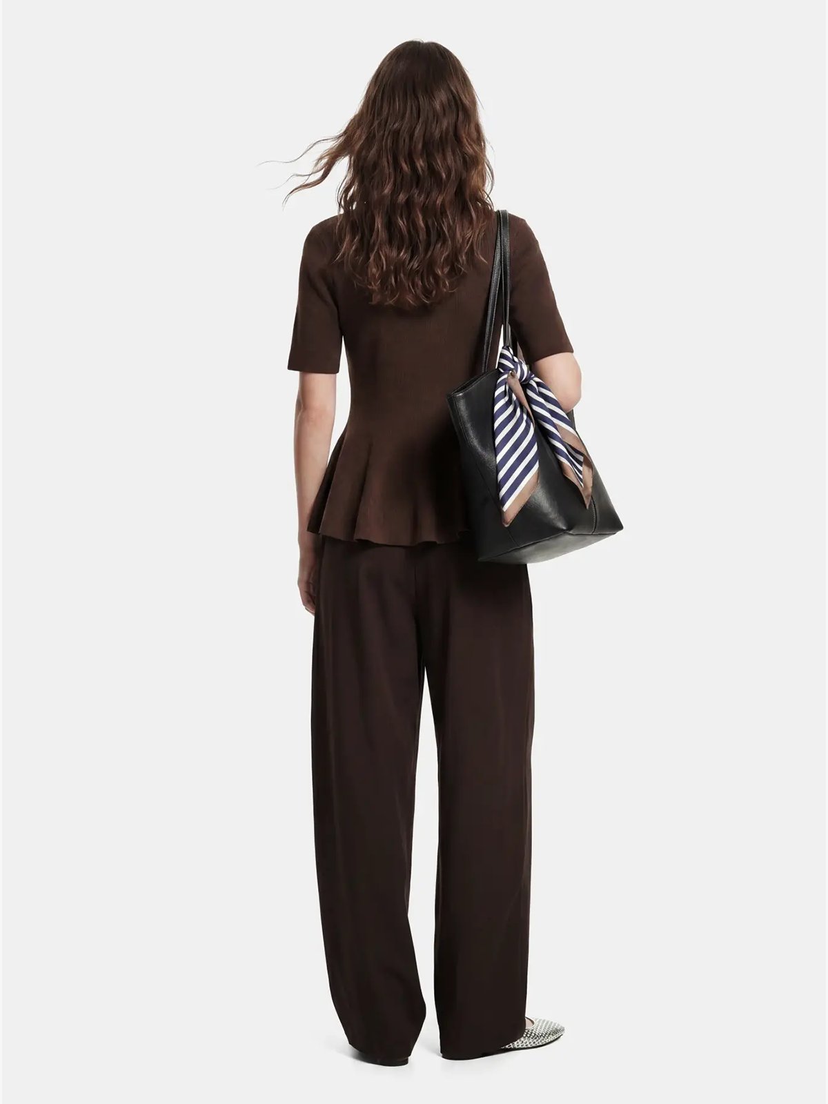 Pieces Olivia Mid Waist Barrel Pant Delicioso