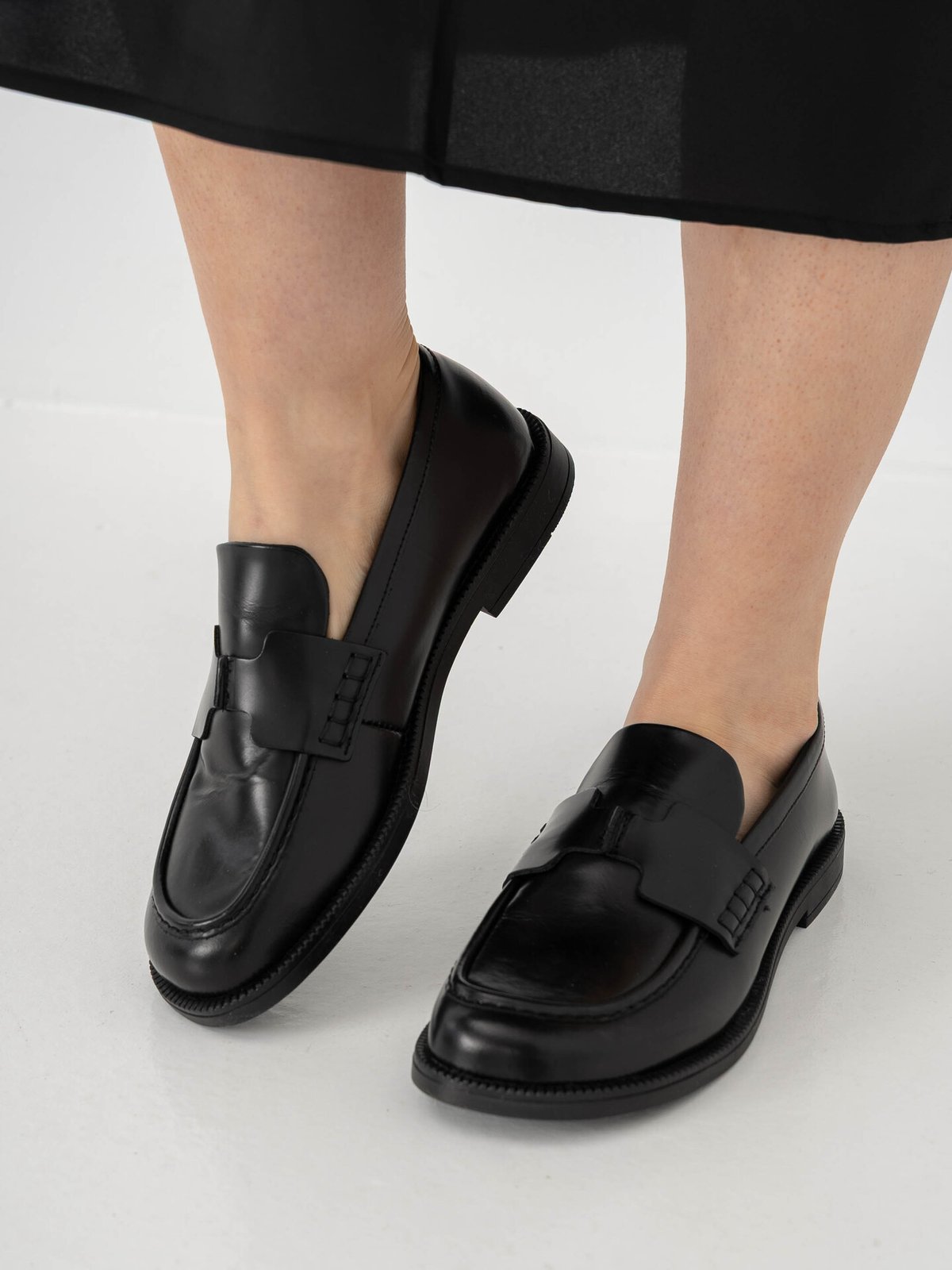Pavement Lilja Leather Loafers Black Polido / Glatt skinn