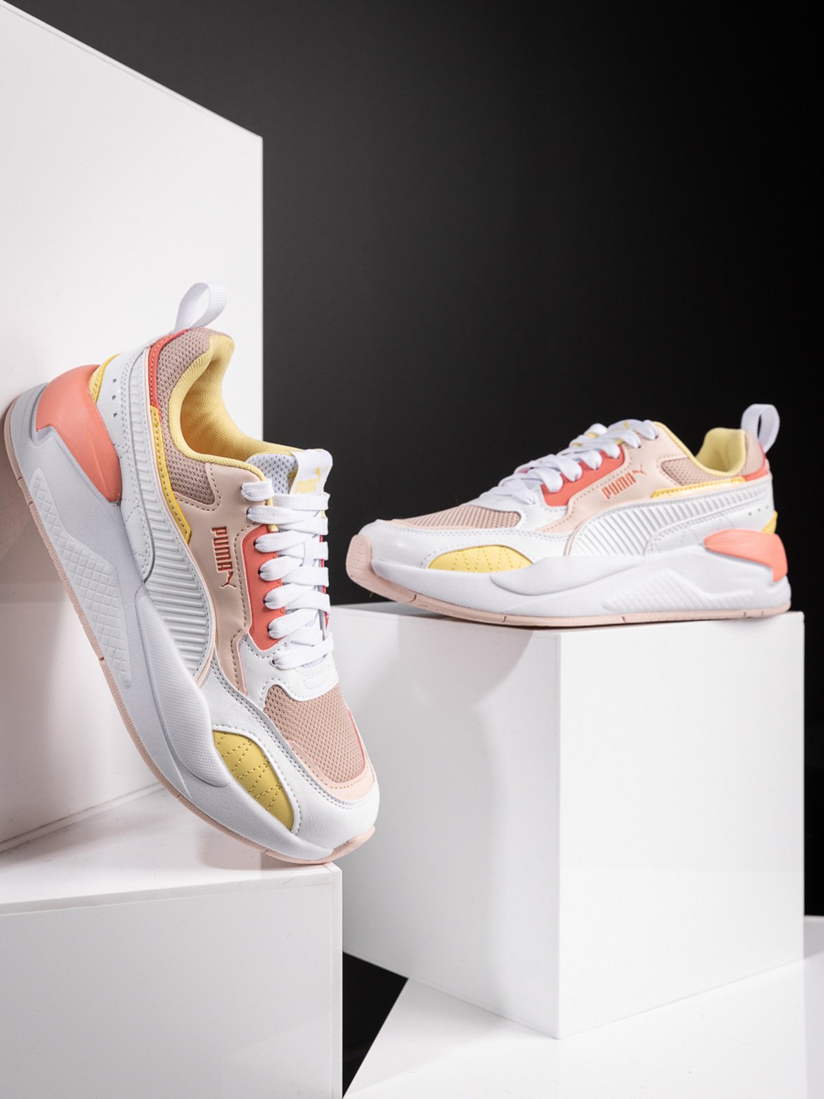 Puma X-Ray 2 Square Rose Quartz/ White/ Pink/ Lemon