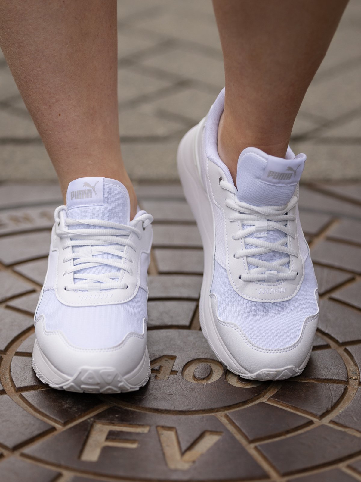 Puma R78 Voyage White-Puma White-Gray Violet