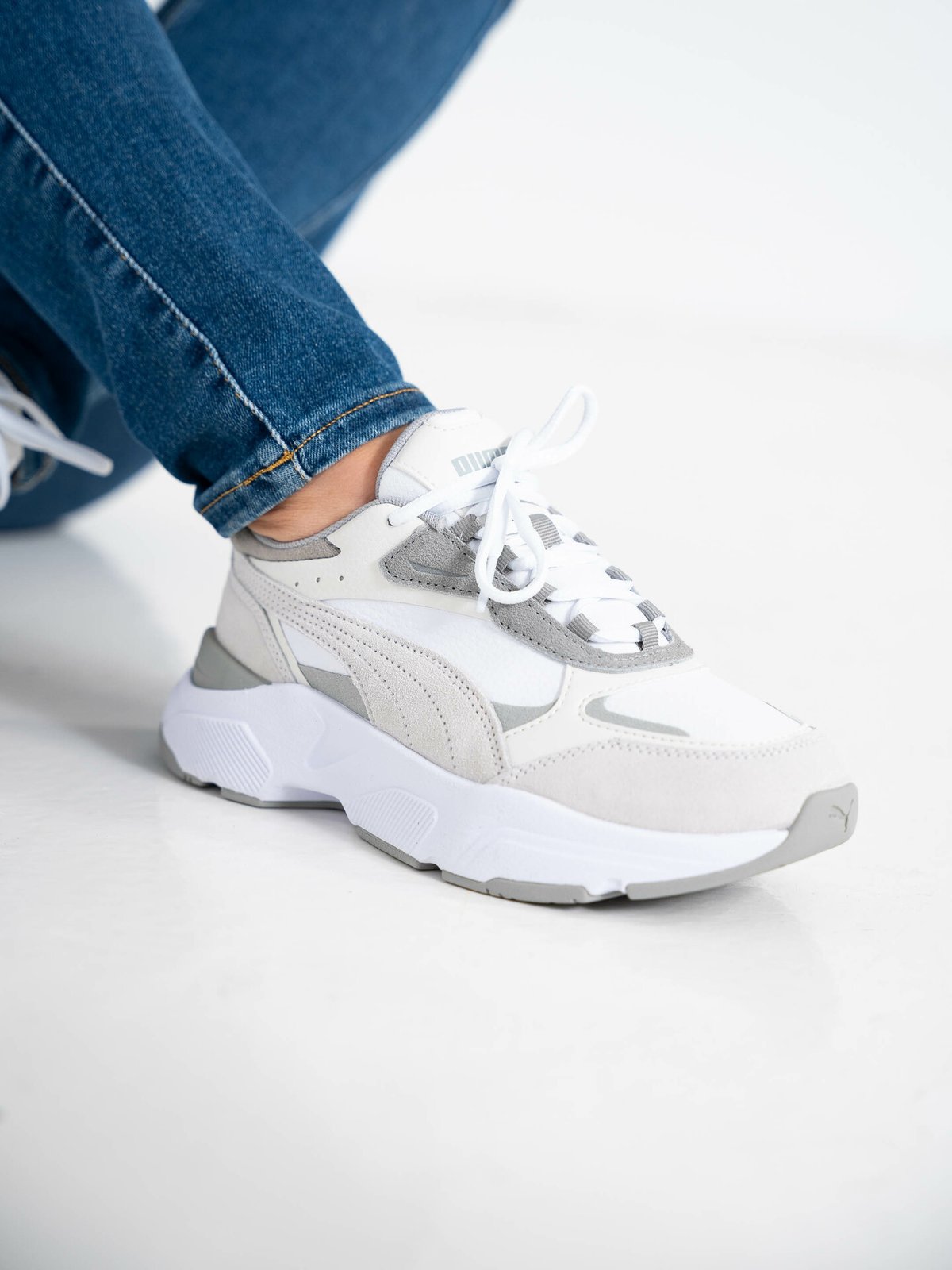 Puma Cassia Mix PUMA White / Vapor Gray / Flat Light Gray