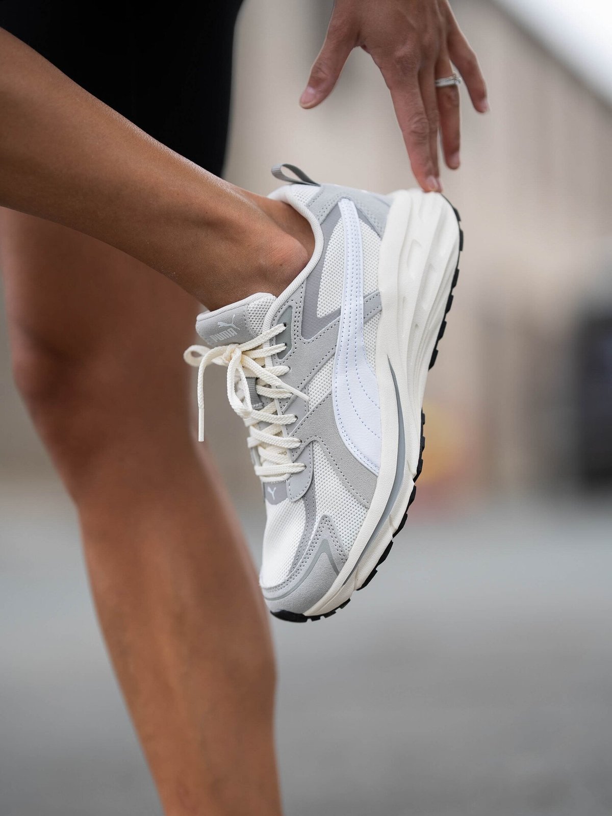 Puma Hypnotic LS Grey / White