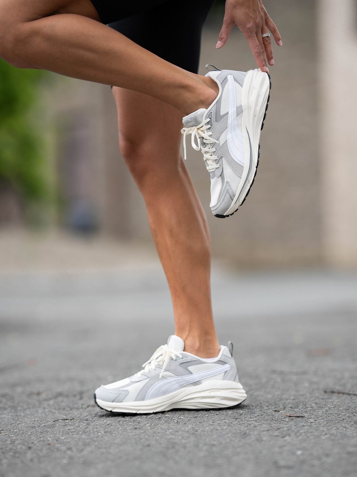 Puma Hypnotic LS Grey / White