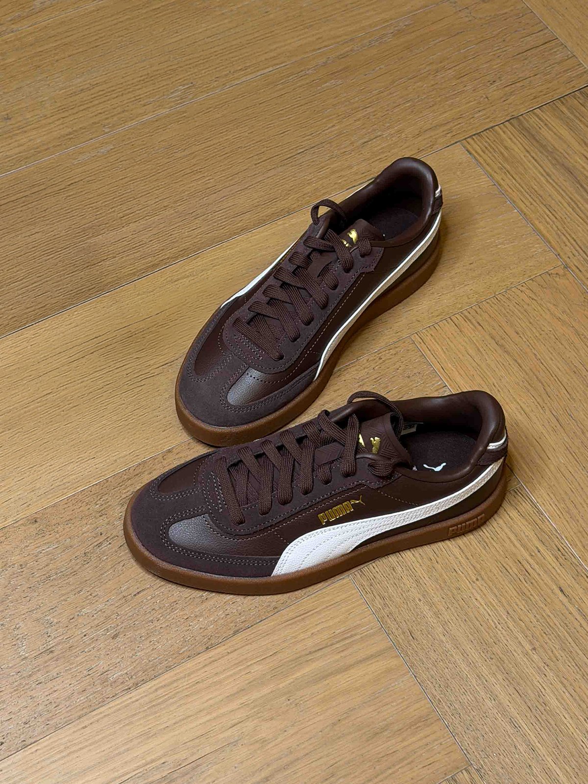 Puma Puma Club II Era Chocolate Brown / White