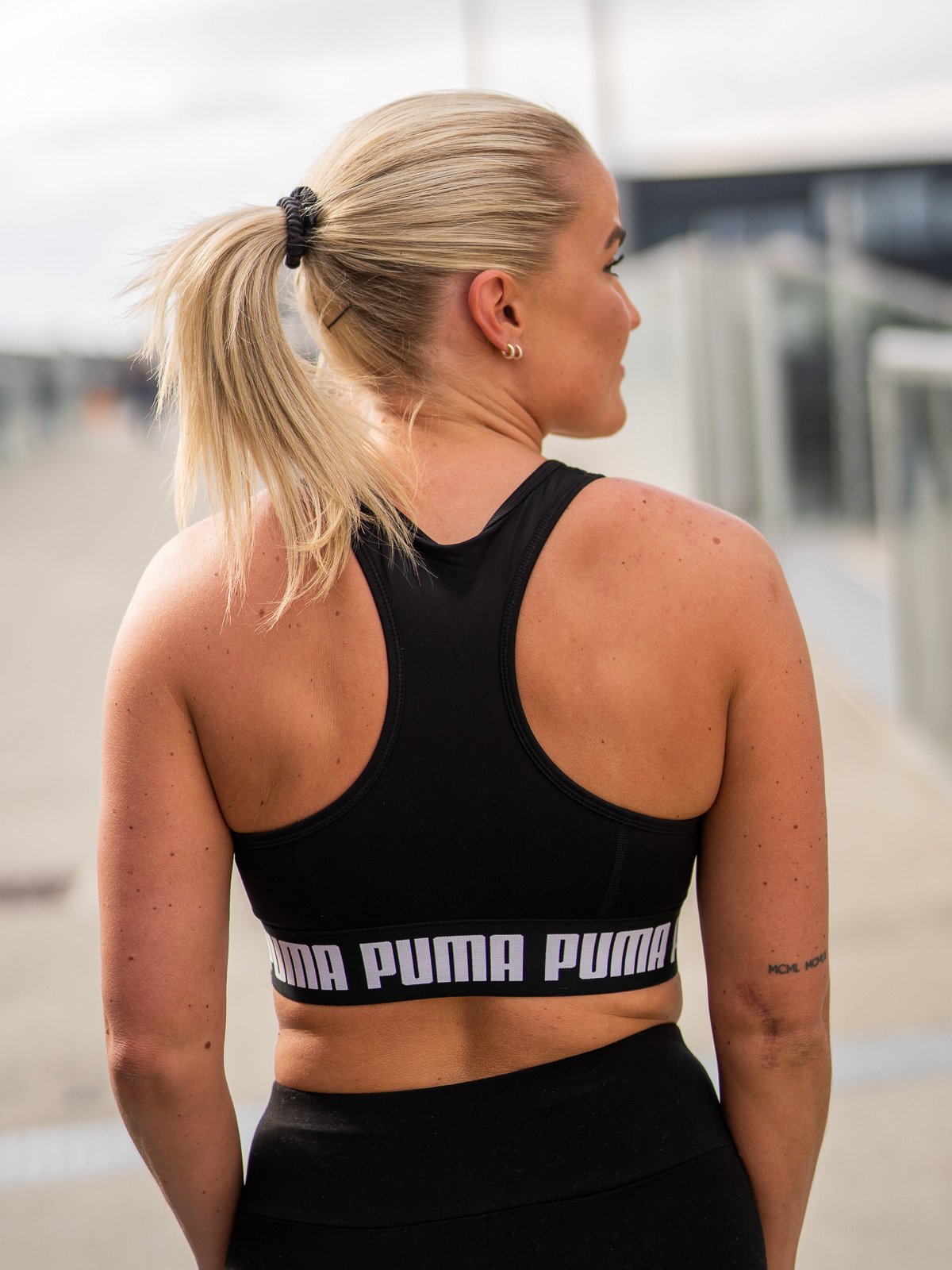 Puma Mid Impact Strong Bra Puma Black