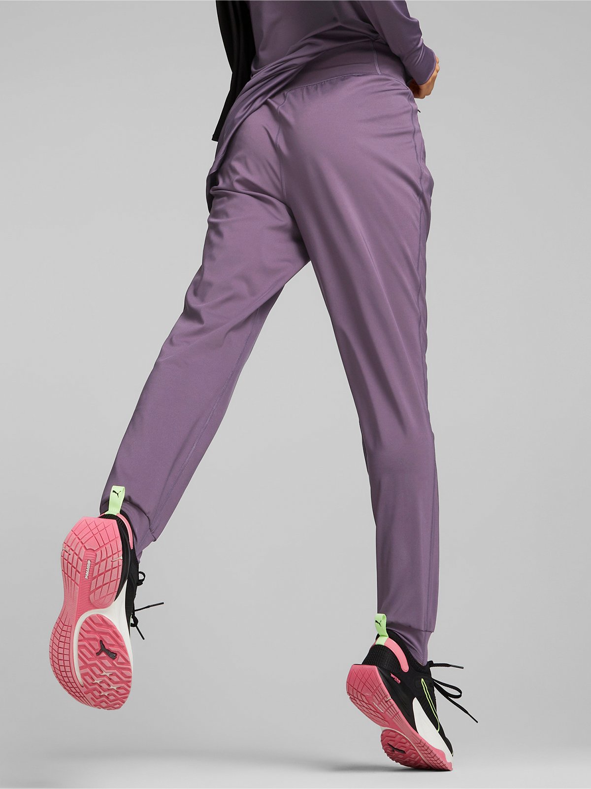 Puma Modest Activewear Jogger Purple Charcoal