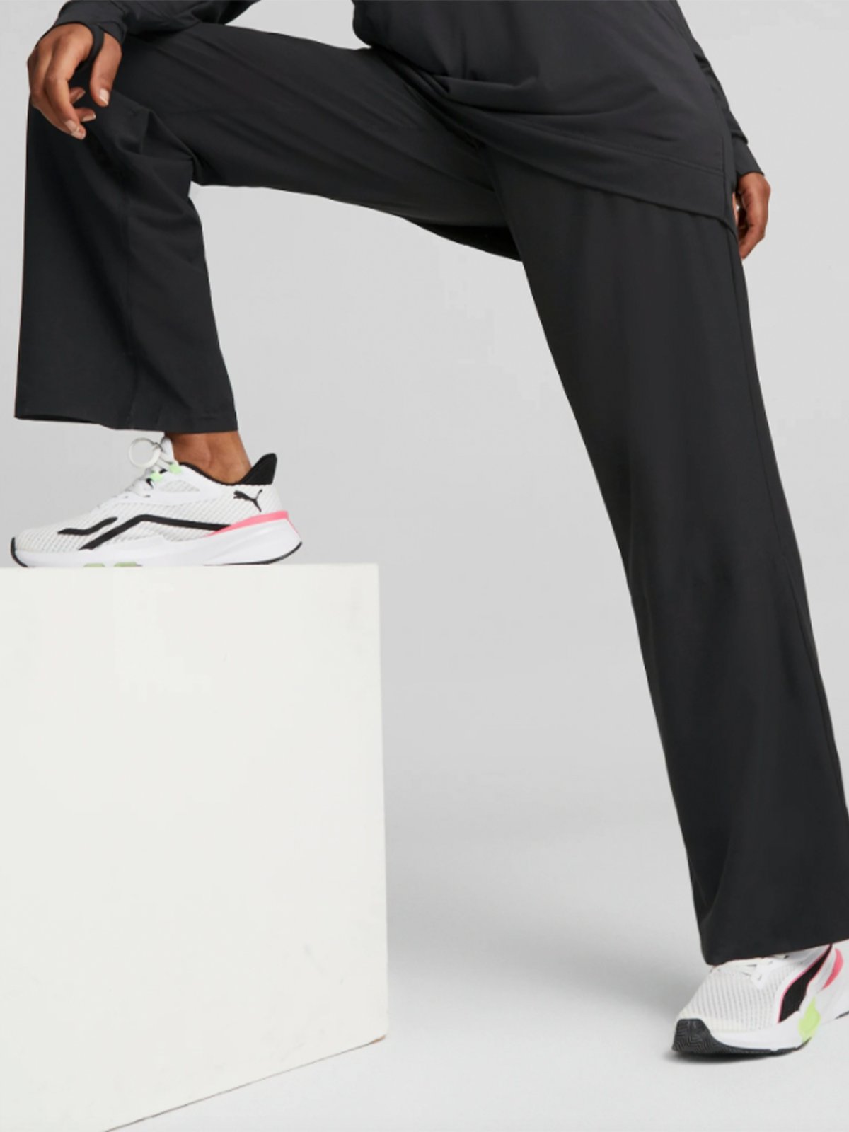 Puma Modest Activewear Wide Leg Pant Puma Black