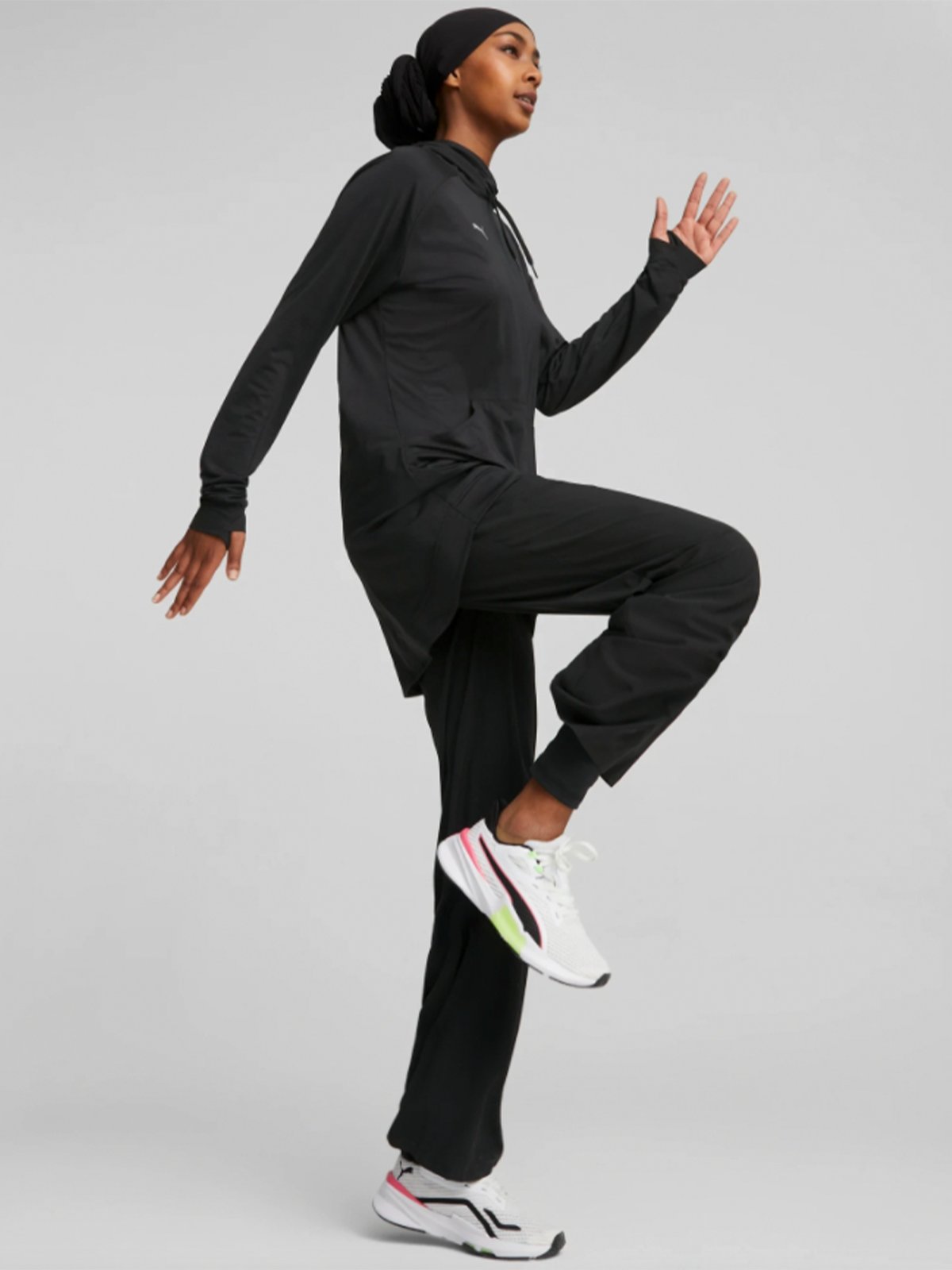 Puma Modest Activewear Wide Leg Pant Puma Black