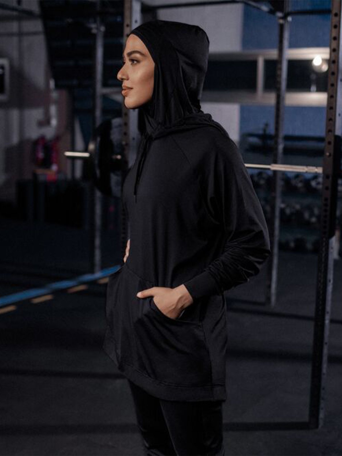 Puma Modest Activewear HoodJab Puma Black