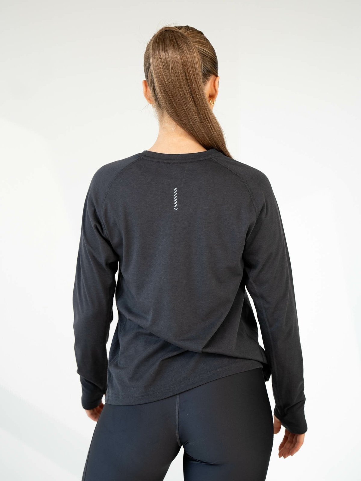 Puma Run Long Sleeve EE Dark Grey
