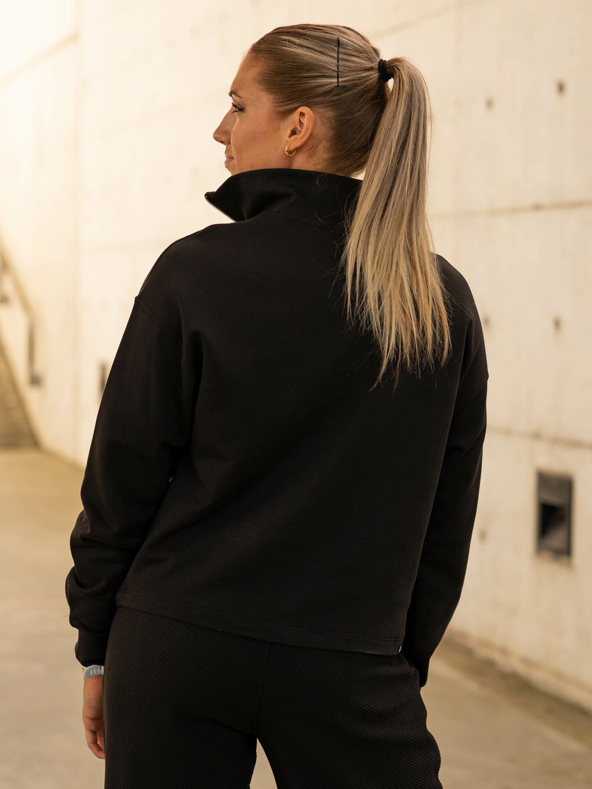 Puma HER High-Neck Half Zip TR Black