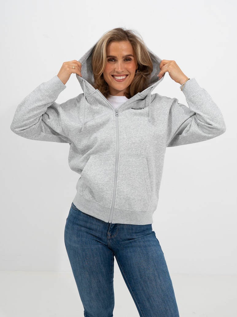 Puma Essentials Comfort Full-Zip Hoodie Grå