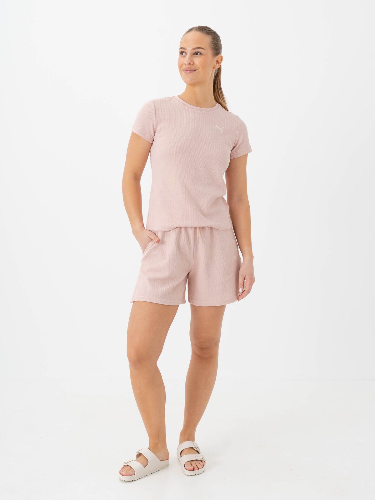 Puma Her High Waist Shorts 5" Rose Quartz