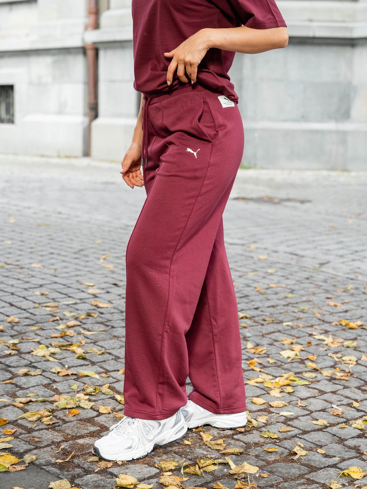 Puma Class Comfort Pinnacle HW Straight Pant Ruby Shimmer