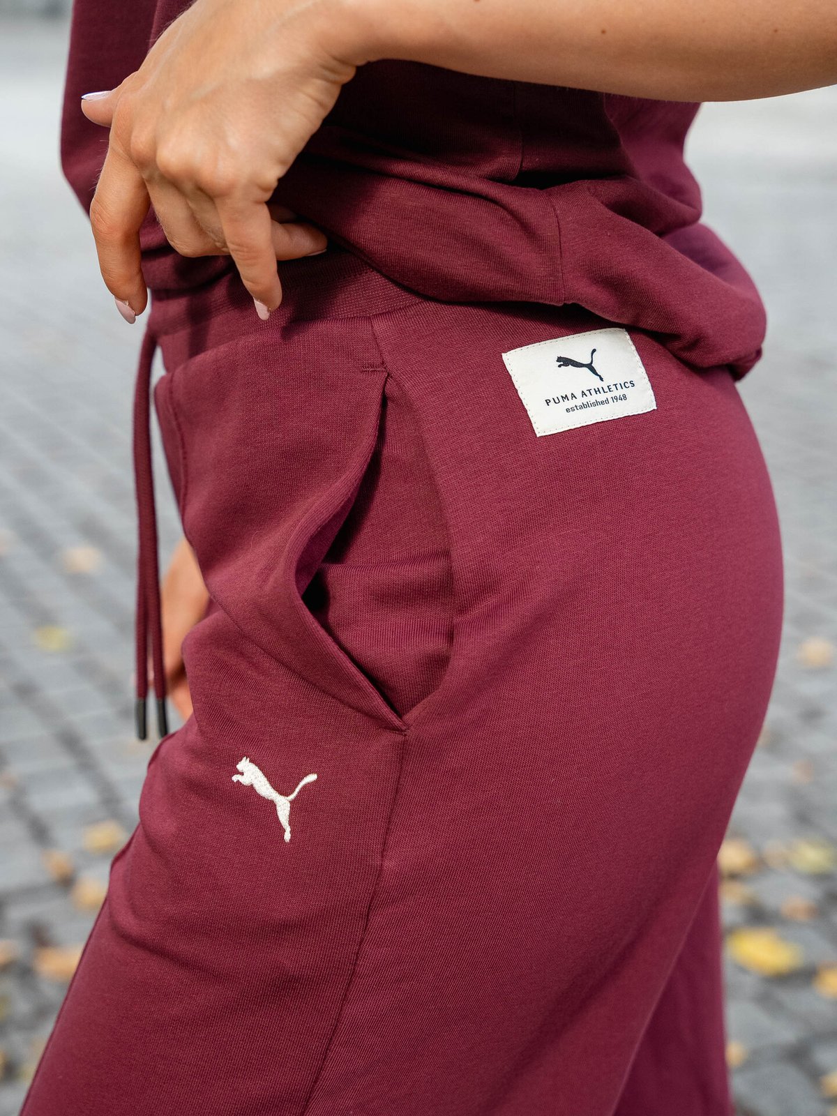 Puma Class Comfort Pinnacle HW Straight Pant Ruby Shimmer