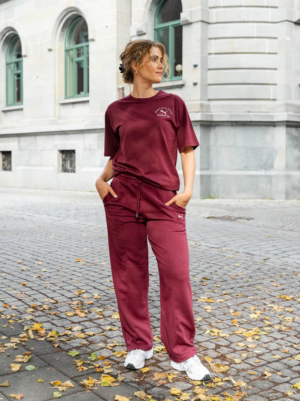 Puma Class Relaxed Tee Ruby Shimmer