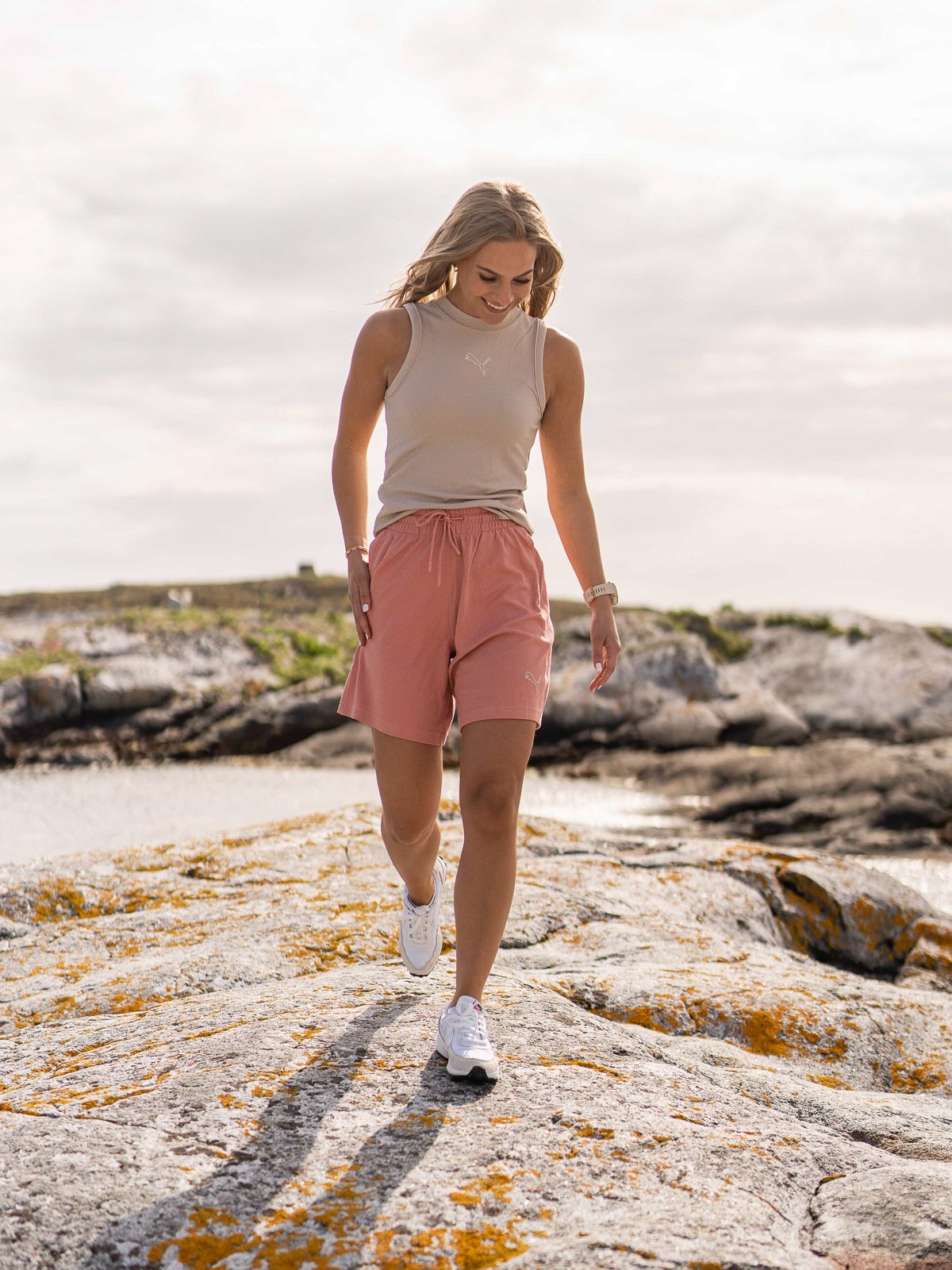 Puma Her 7" High Waist Shorts Rosette