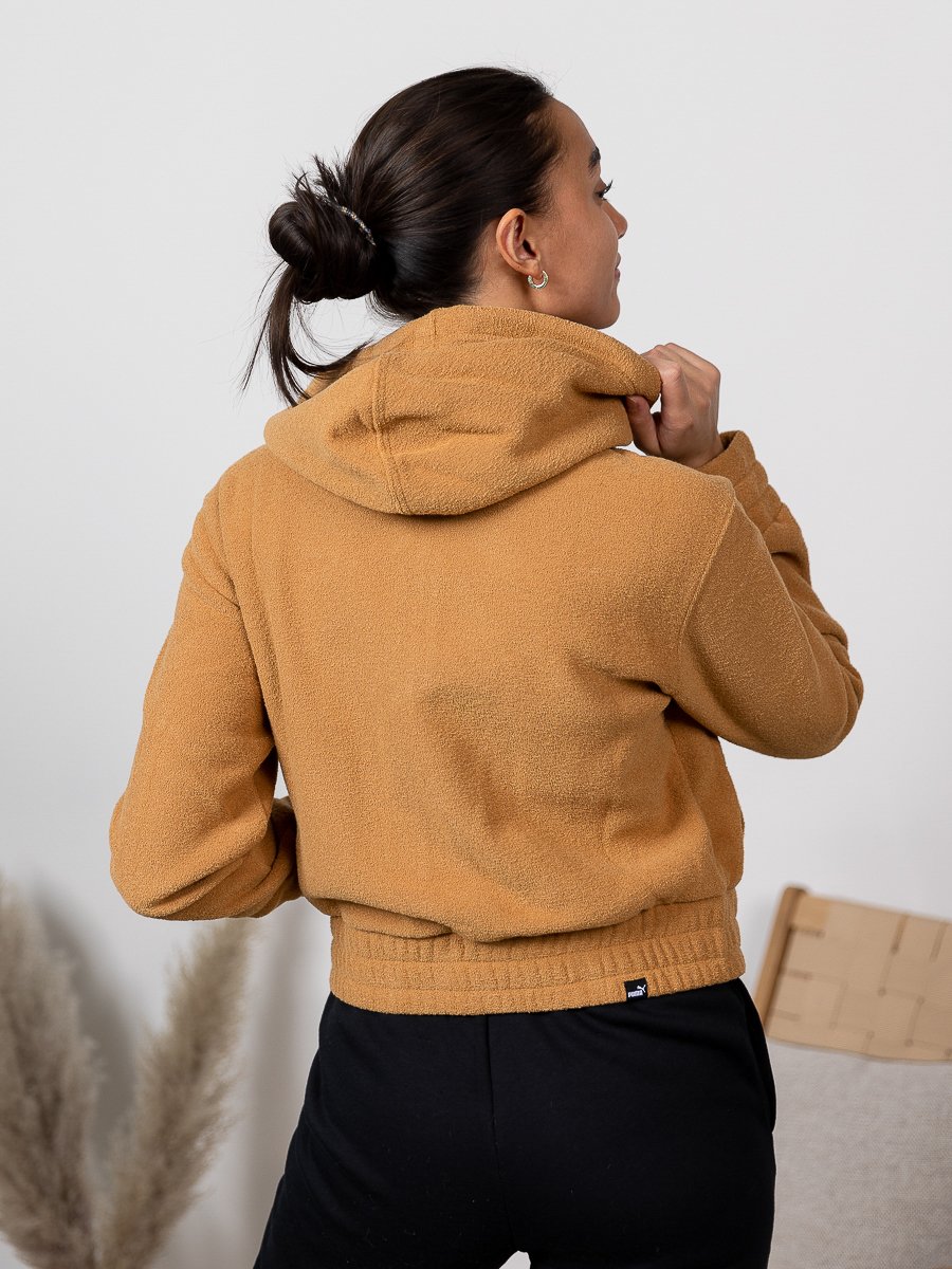 Puma HER Winterized Full Zip Hoodie Desert Tan