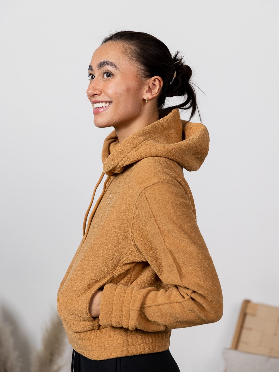 Puma HER Winterized Full Zip Hoodie Desert Tan