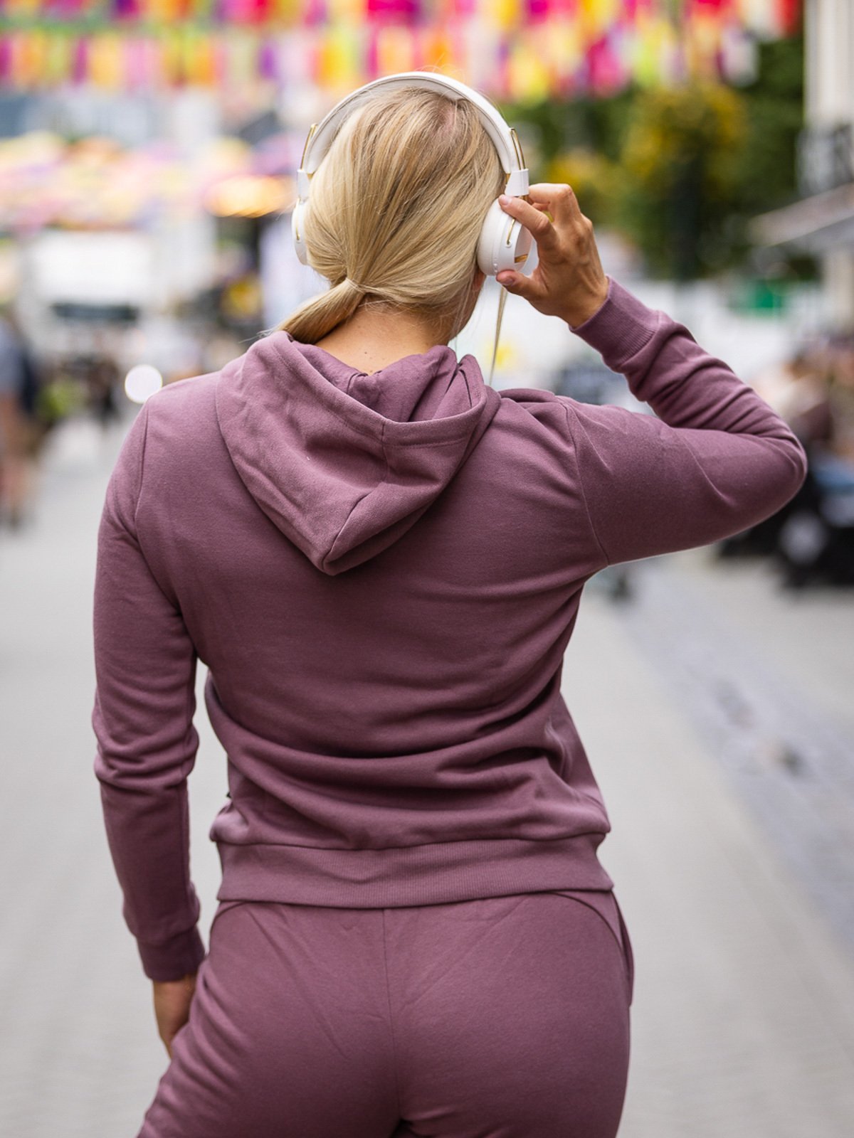 Puma Essentials Logo Hoodie Fleece Dusty Plum