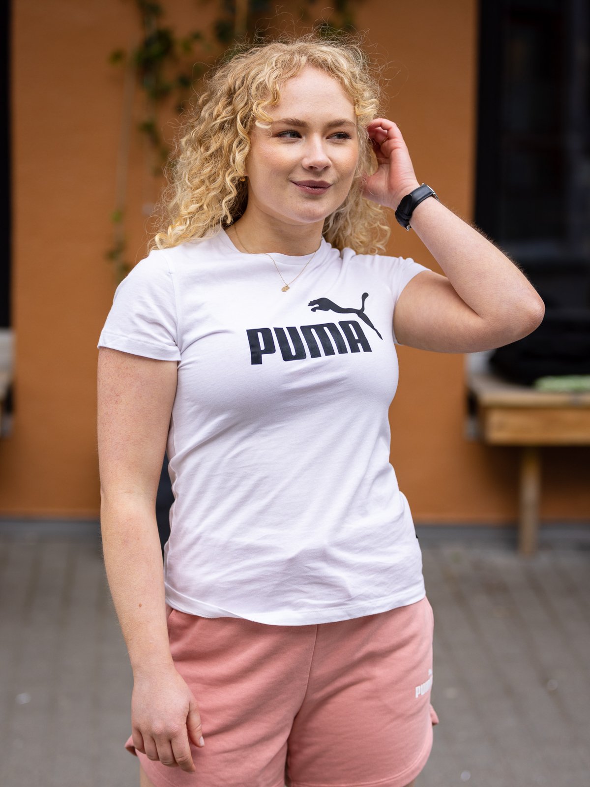 Puma Essentials Logo Tee Puma White