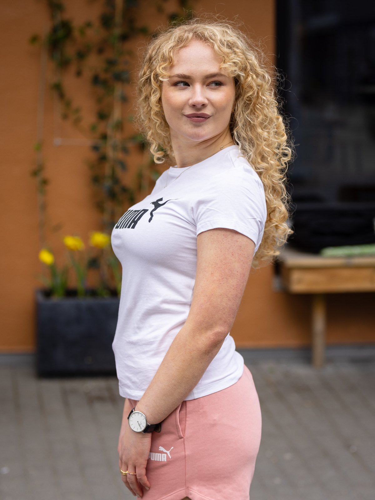 Puma Essentials Logo Tee Puma White