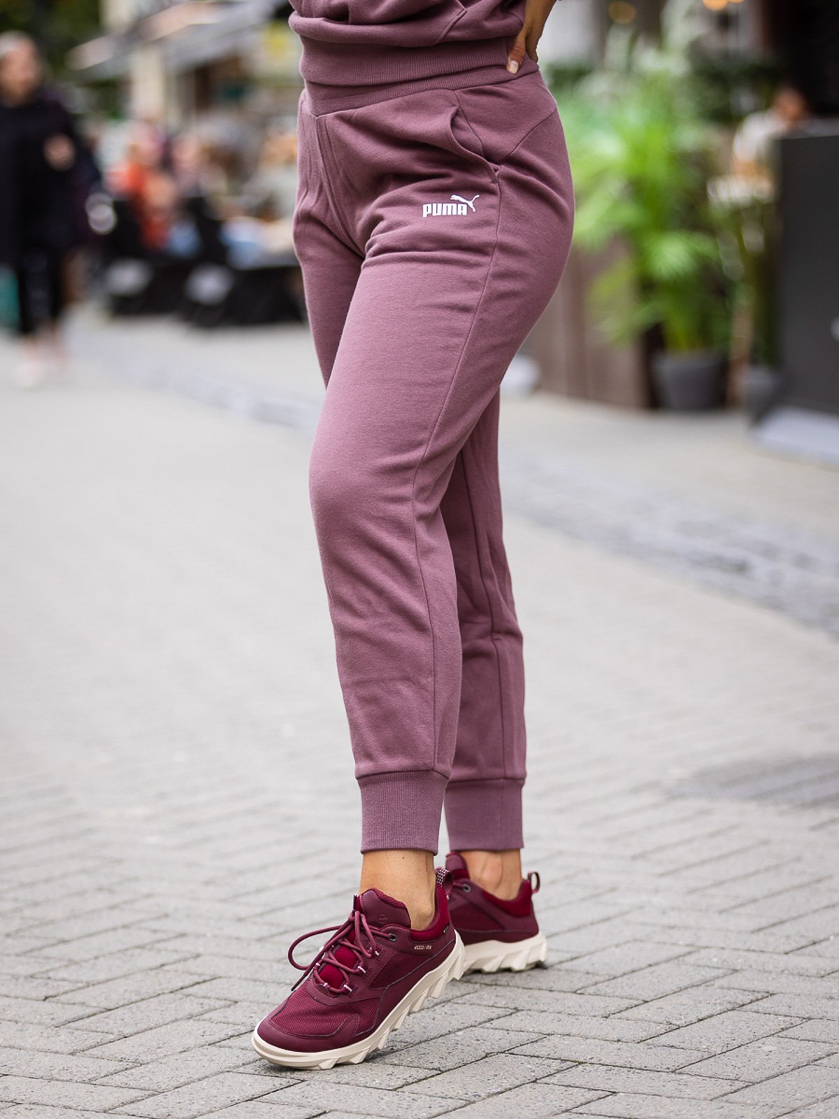 Puma Essentials Sweatpants Full Length Dusty Plum