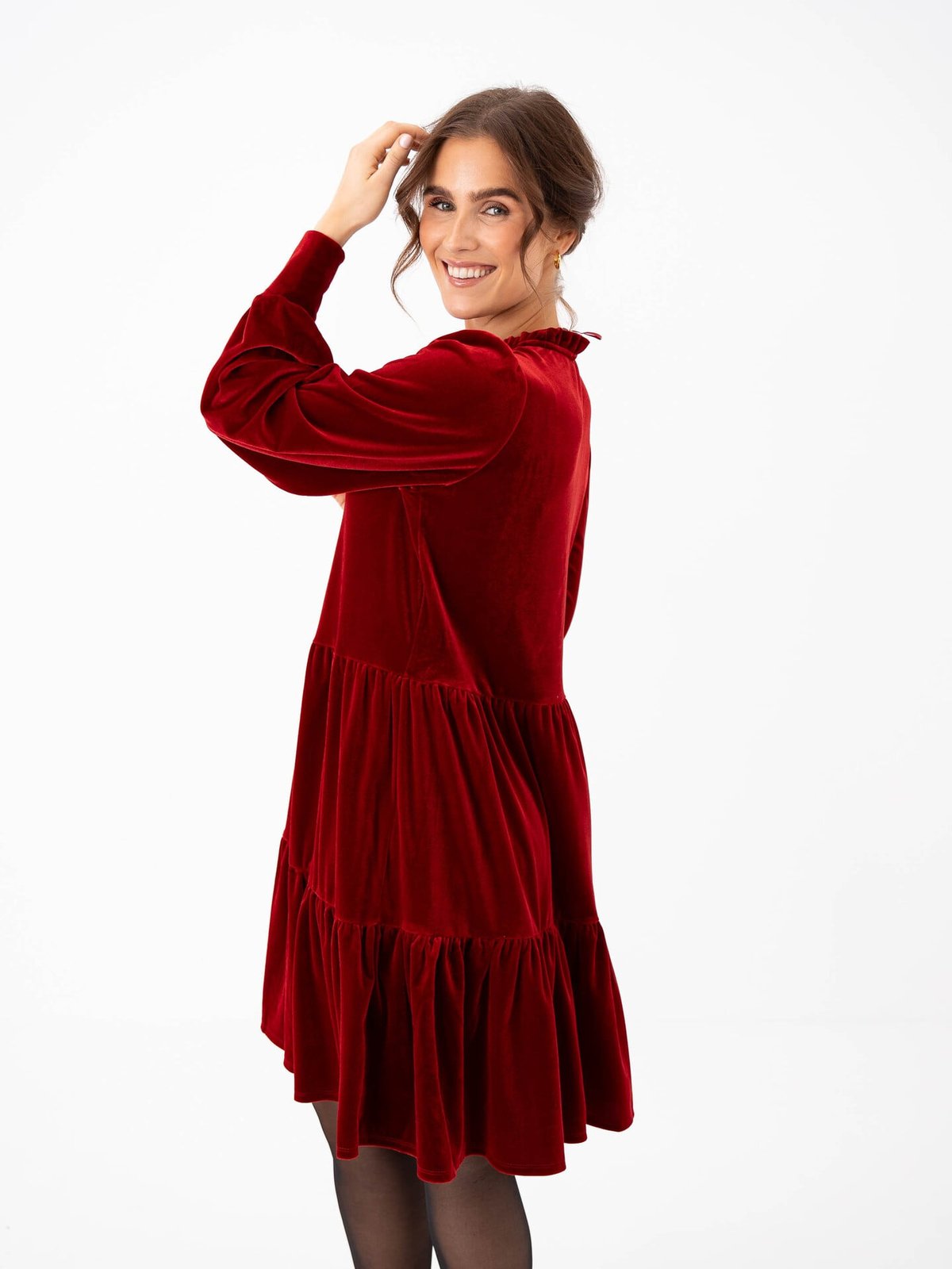 Part Two Viggase Dress Rhythmic Red