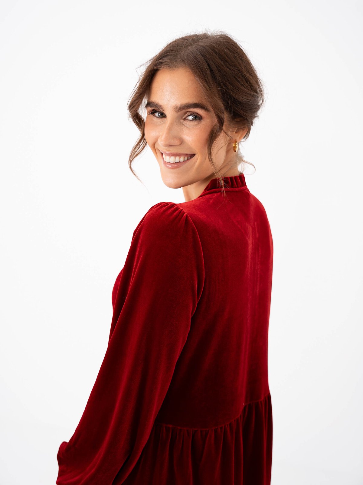 Part Two Viggase Dress Rhythmic Red