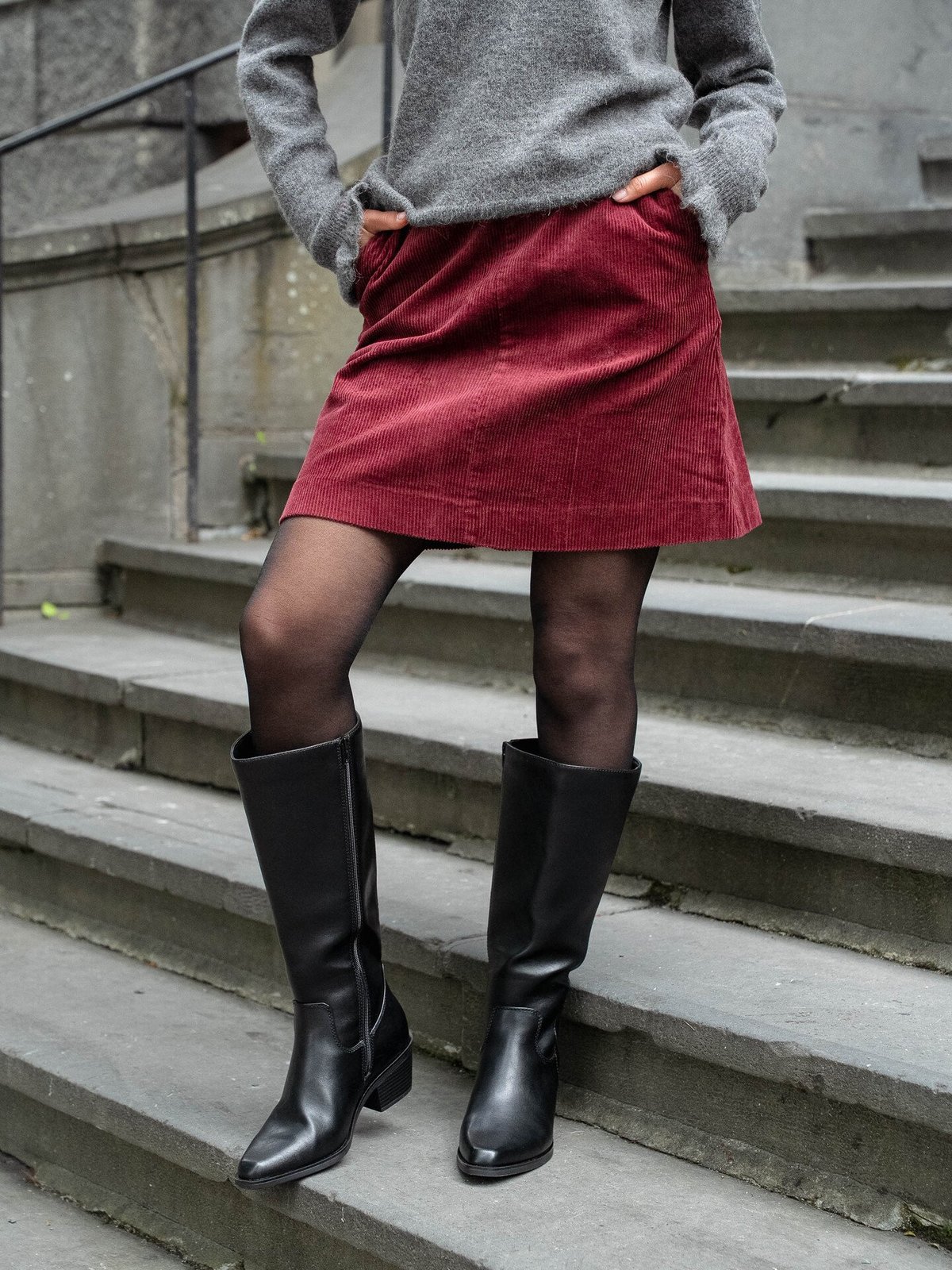 Part Two Ling Skirt Tawny Port