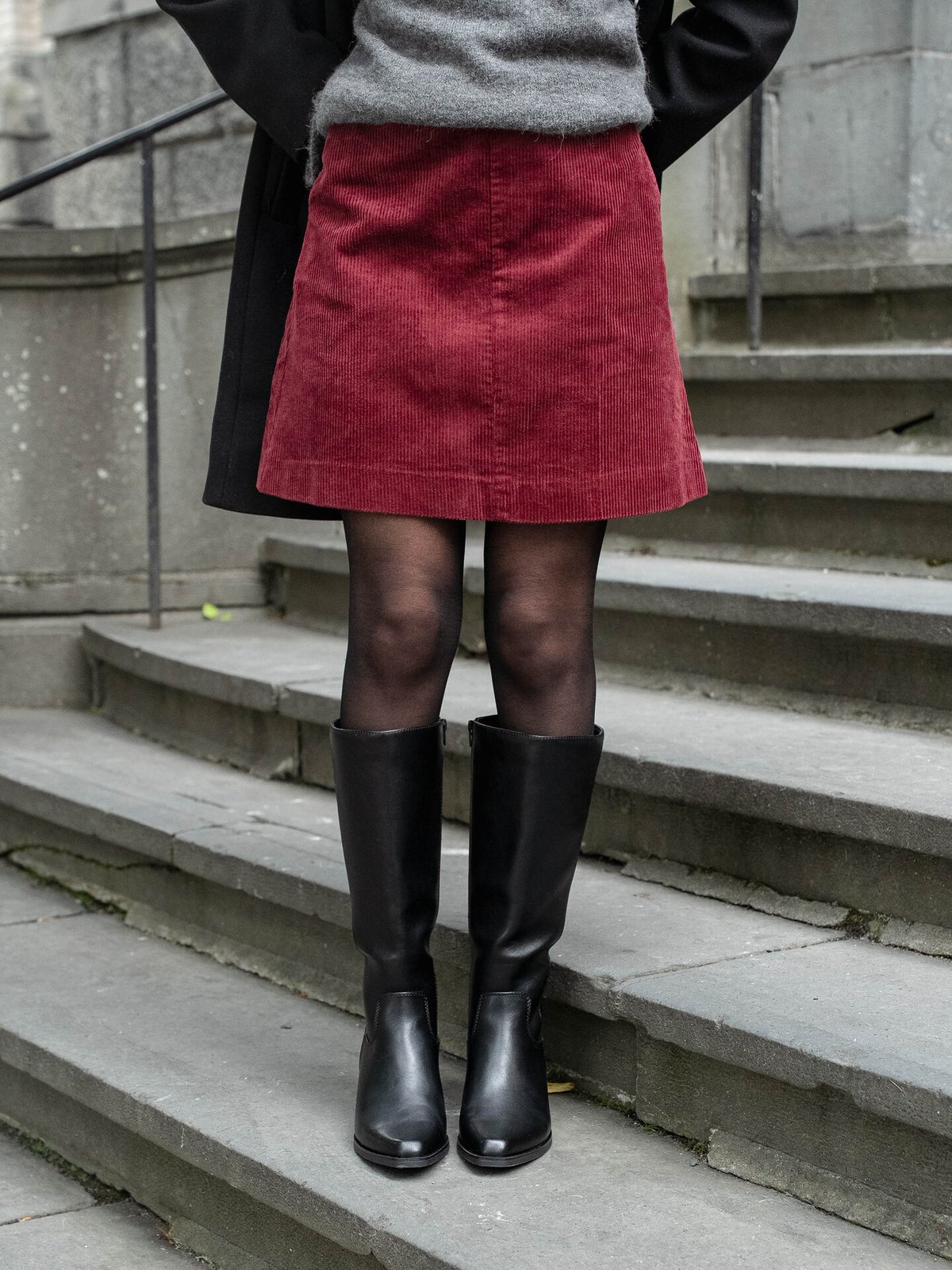 Part Two Ling Skirt Tawny Port